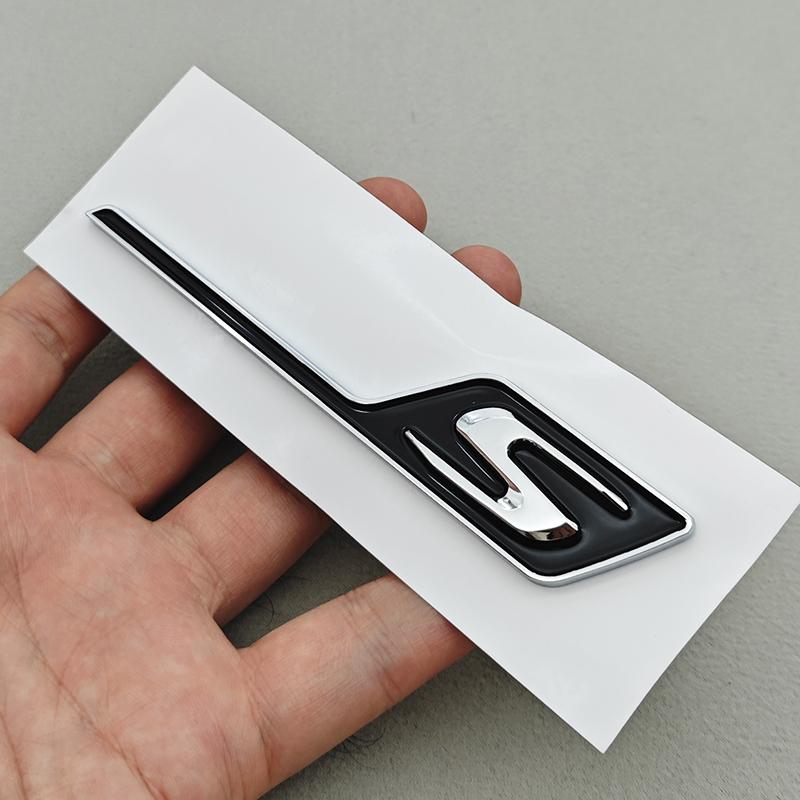 3D ABS Chrome Car Letters Logo A45 A45 S TURBO 4MATIC Stickers Rear Trunk Emblem Badge For Mercedes Benz AMG A45 A45S W177 W176 BC2