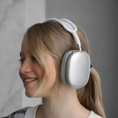 Беспроводные наушники Bluetooth 5.0 с микрофоном, гарнитура со стереозвуком, спортивные игровые наушники с кожаным чехлом
