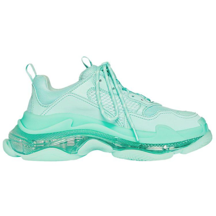 Balenciaga Triple S Прозрачная подошва Зеленый 541624W2GA14500