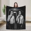 Dexter Morgan Blood Never Lies TV Show Poster Warm Cozy Blanket  Travel Car Bedding Throws Flannel Bedspread Sofa Bed Cover