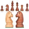 Деревянные шахматные фигуры короля, утяжеленные, турнирные шахматные фигуры с 2 дополнительными ферзями, настольная игра или замена, 3,75 дюйма, 32 шт.
