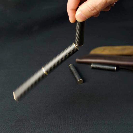 Магнитная палочка для снятия стресса из углеродного волокна, трехсекционная игрушка-фиджет-палка, портативная ручка-фиджет