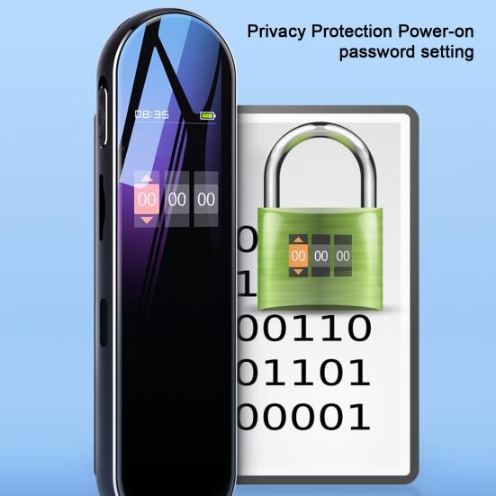 Диктофон со стереозвуком, динамический, 64 ГБ, шумоподавление, автоматическая синхронизация записи встреч, диктофон