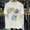 1994 Itchy & Scratchy "Мясорубка" Винтажная стираная белая футболка Размер M Унисекс Футболка