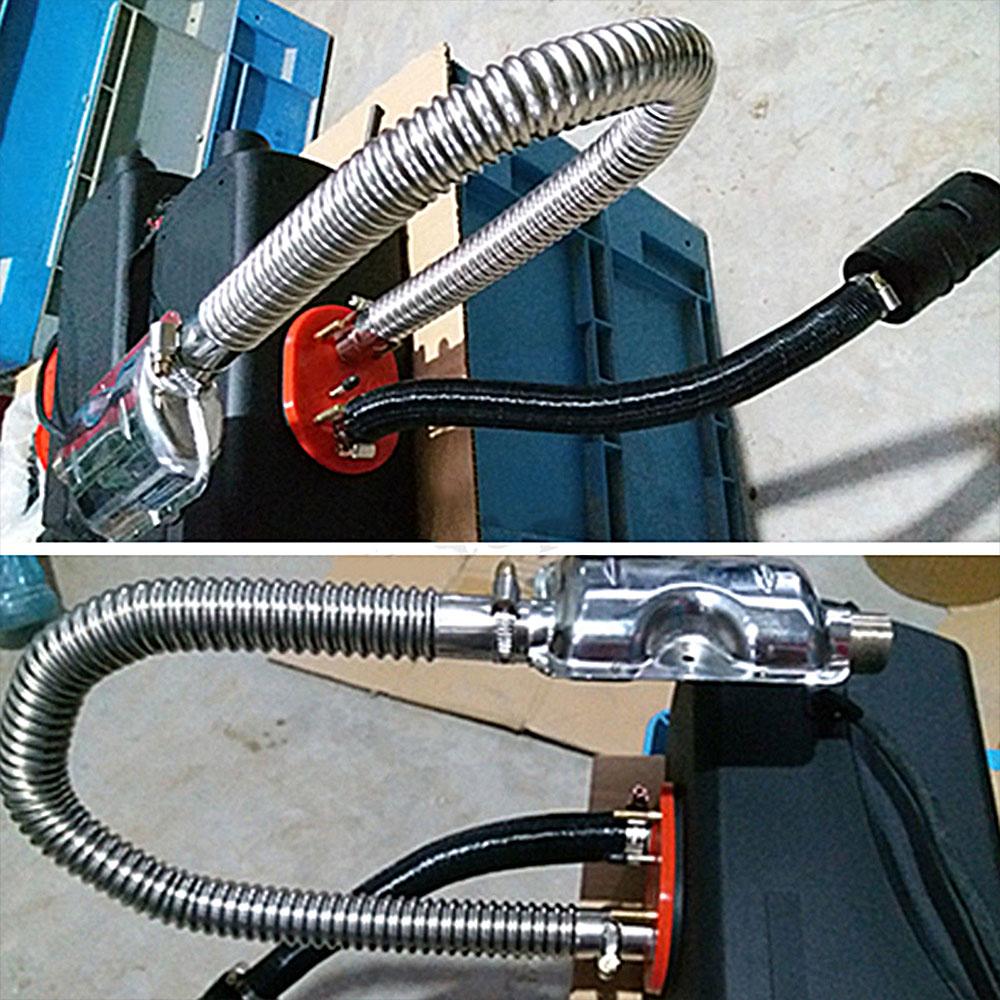 120/200CM Air Diesel Parking Heater Stainless Steel Exhaust Pipe Tube Gas Vent Hose Car Truck VAN with 2 Exhaust Clamp