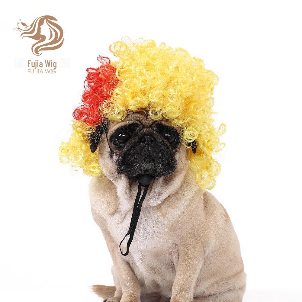 Праздничные парики для домашних животных: Забавные афро-стили для кошек и собак