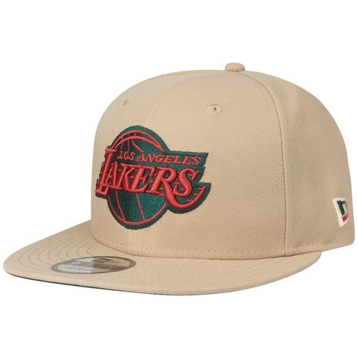New Era 9Fifty Snapback Cap - Los Angeles Lakers Camel Beige