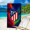 1pc Atletico Madrid Beach Towel, Beach and Seaside Swimming Pool Equipment, Fashion Pattern, Rectangular, Travel Essentials