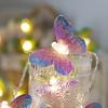 10/20 LEDs Butterfly Light String Led Fairy Light 1.5/3m Battery Holiday Garland for Christmas Wedding Festival Party Decoration