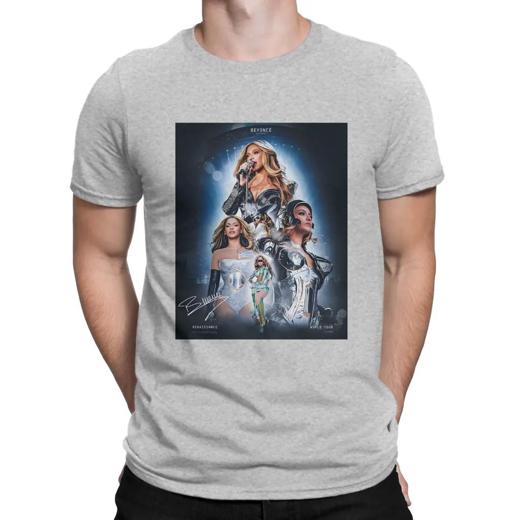 Ethereal Bey Beyyoonce T-Shirts for Men Beyonce Creative Cotton Tees Crew Neck Short Sleeve T Shirts Graphic Printed Tops