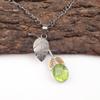 Heart Chakra Peridot Stone 925 Silver Anniversary Daughter Gift Artisan Pendant PP-55-12