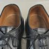 Винтажные туфли Allen Edmonds Hillcrest 360° Goodyear Welt Swirl Moc 1980-х-1990-х годов Размер 9.5EEE 27.0-27.5см Черный(ИСПОЛЬЗОВАЛ)