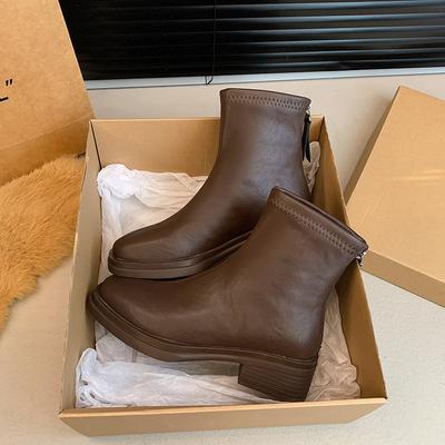 Ретро мягкая кожа осенне-зимние женские легкие уличные походные альпинистские нескользящие спортивные повседневные не утомляющие ноги короткие ботинки