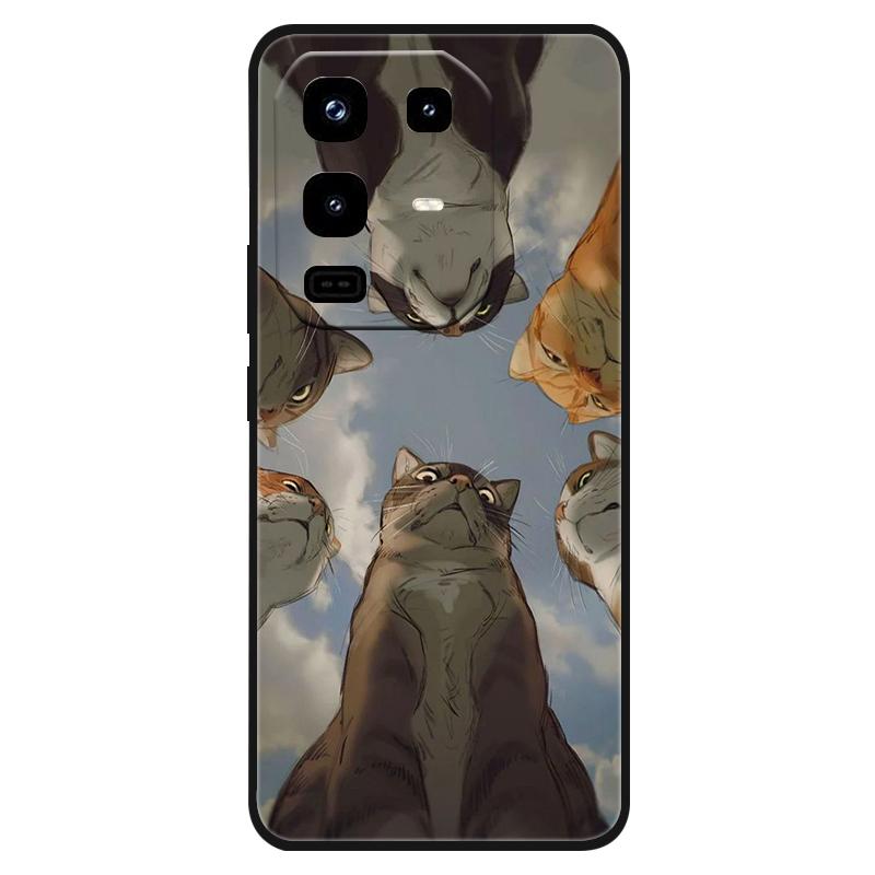 ТПУ Для Infinix Note 50 Pro 4G note50pro Чехлы для телефона с рисунком Волк Тигр Кот Собака Силиконовый Ударопрочный Защитный Чехол-Ракушка для Камеры