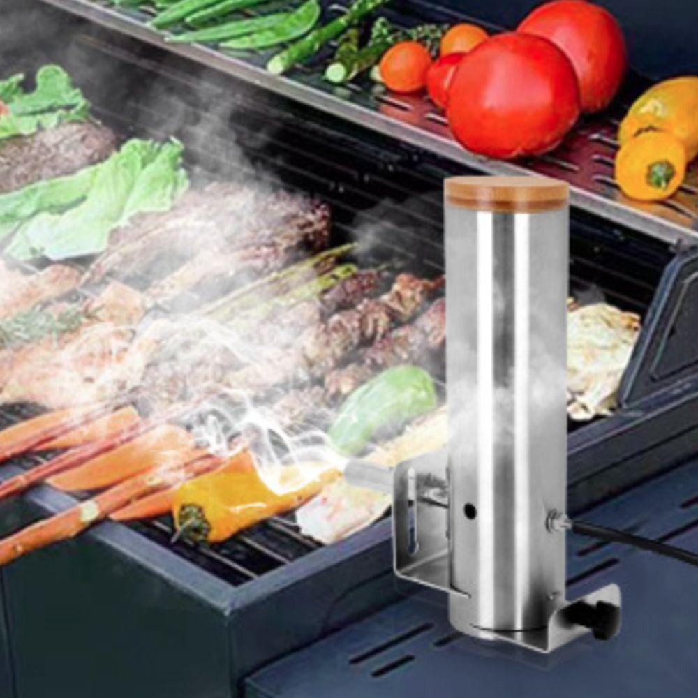 Adjustable Smoke Output BBQ Electric Smoke Generator Barbecue Electric Fumigator Barbecue Stove