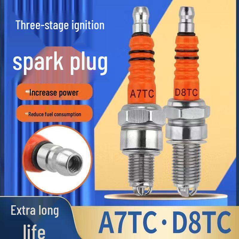Универсальная свеча зажигания Qianjiang Lima Xuanhuo с тройным электродом и двойным иридиево-платиновым напылением для мотоциклов