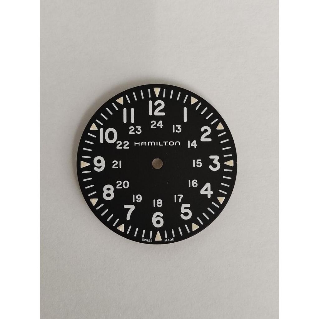 Использованные запчасти для ремонта циферблата часов Hamilton Khaki H694290