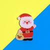Christmas Brooch Festive Cute Cartoon Xmas Themed Multipurpose Anti-fade Decoration New Year Gifts Santa