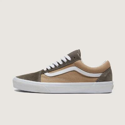 Old Skool Canvas Suede Block Sneakers