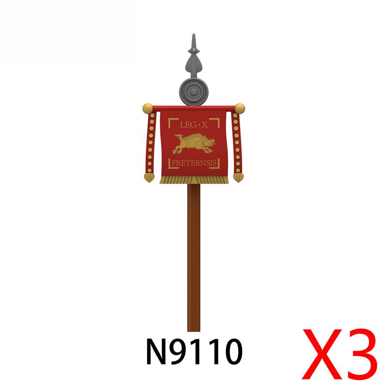 Средневековый Рим Щит Военные Строительные Блоки Фигурка Римского Солдата Воина Рыцаря Лучник Фартук Плащ Аксессуары Кирпичная Игрушка Подарок