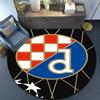 Croatian Football Crest Design Round Rug for Livingroom,Bedroom, Palyroom, Chair Rug, Area rug, Circle Carpet, Fan Christmas gift