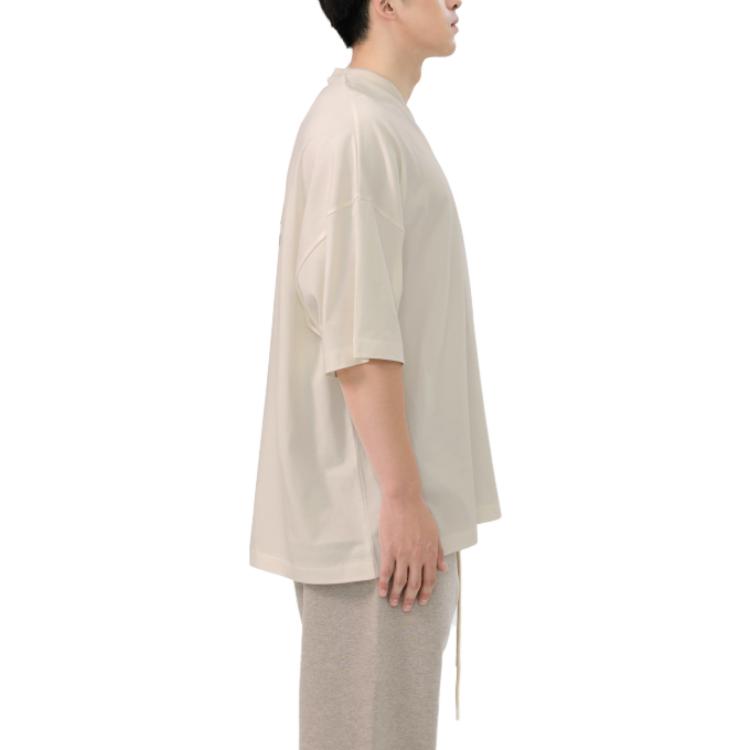 Fear of God Essentials Мужские топы с V-образным вырезом Серебряное облако Серый 125BT234112F