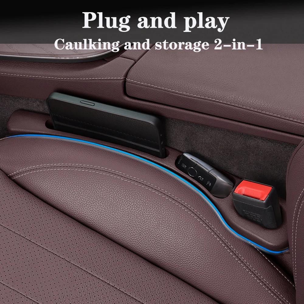 2pcs For Mazda 3 Axela BM BN CX-30 DM CX-7 CX-8 CX-9 Car Seat Gap Filler Side Seam Plug Strip Leak-proof Filling Accessories AA40