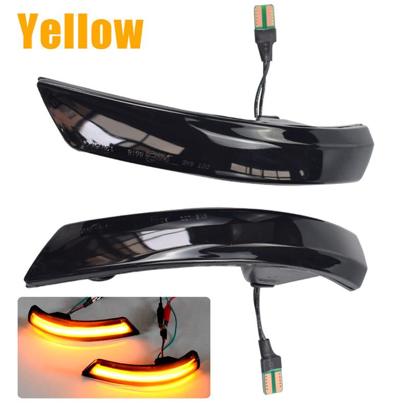 Pair Dynamic Blinker LED Turn Signal For Ford Mondeo MK4 Focus MK3 MK2 Mirror light 2008 2009 2010 2011 2012 2013 2014 2015 2016