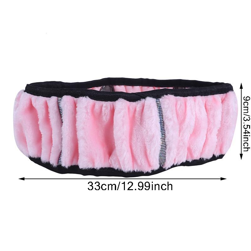 Автомобильный плюшевый чехол на руль без эластичного внутреннего кольца