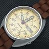 Б/У РЕДКИЕ ВИНТАЖНЫЕ SEIKO 5 AUTO 7019A ЯПОНИЯ МУЖСКИЕ ЧАСЫ С КРЕМАТЫМ ЦИФЕРБЛАТОМ 621a-a413409-2