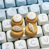 Food Cute Dumpling Keyboard Cap Universal Mechanical Keyboard Keycap  Cherry MX