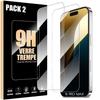 2 Tempered Glass for iPhone 16 Pro Max Screen Protector 9H Shockproof Transparent