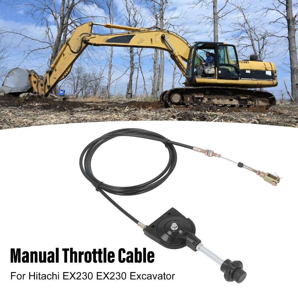 Stainless Steel Excavator Throttle Cable Throttle Control Cable for EX230 Heavy Equipment Parts