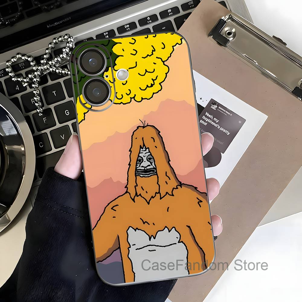 Sassy The S-Sasquatch Transparent gray Phone Case For iPhone 17,16,15,14,13,12,11,Pro,Max,Plus Magnetic Wireless Charging