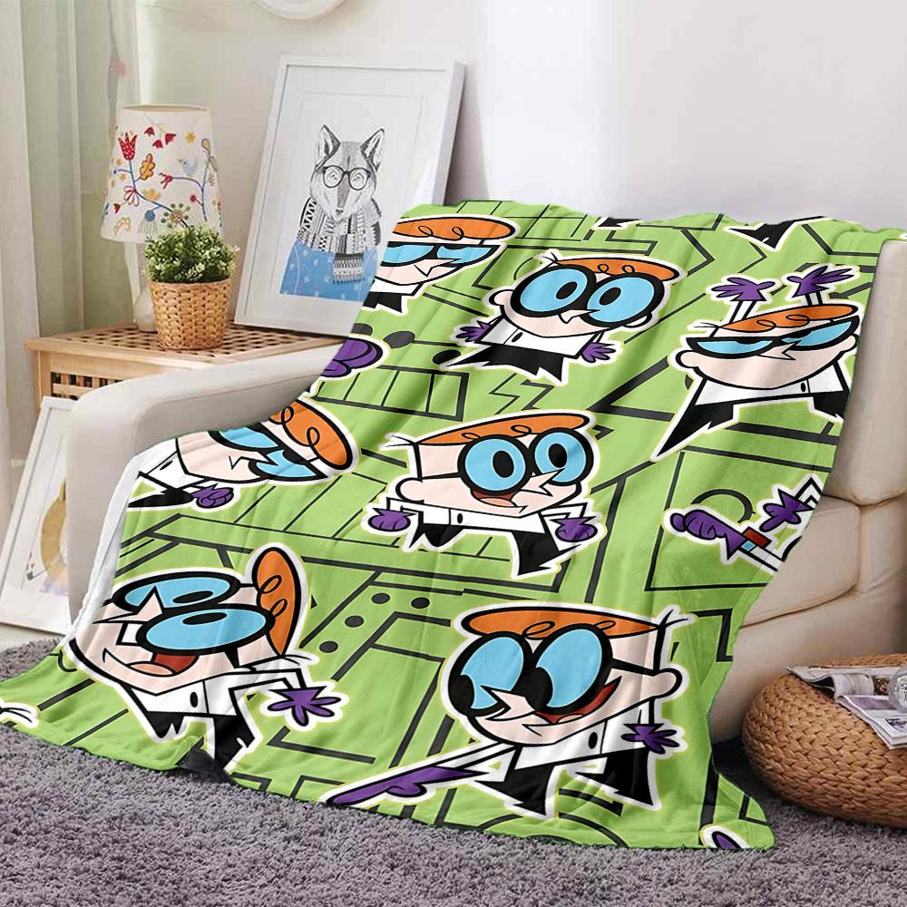 Powerpuff Girls Flannel Blanket Super Soft Warm Cozy Blanket For Sofa Bed Office Travel Allseason Home Decor Gift