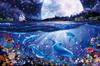 1000-Piece Illuminated Jigsaw Puzzle: Aim To Become a Puzzle Master Lassen Heavenly Moon (50x75cm)