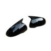 For Kia Sorento 2015- Car Rearview Side Mirror Cover Wing Cap Exterior Door Rear View Case Trim Sticker Carbon Fiber Black