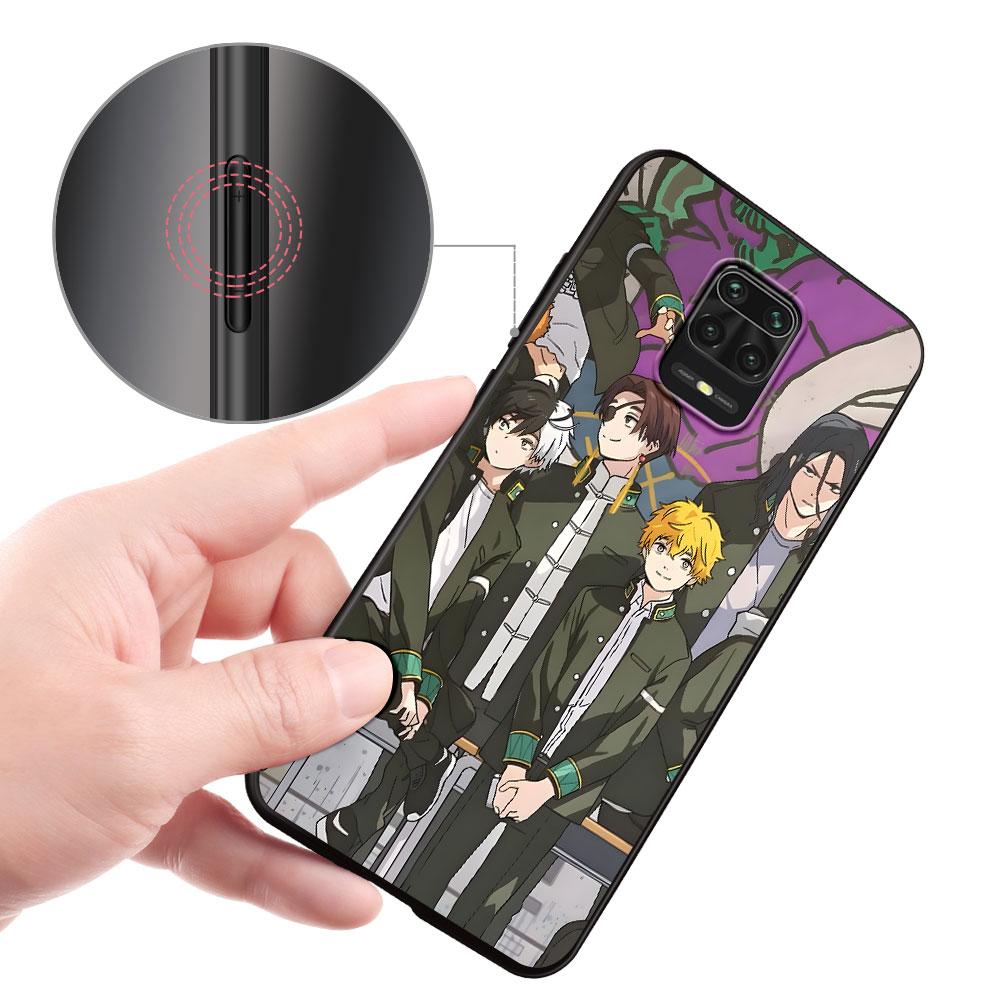 WIND BREAKER Case for Xiaomi Redmi 10A 10C 9C 12C 9A 9i 10 12 9 Prime 9T K40 Pro Black Soft TPU Mobile Phone Bag Cover