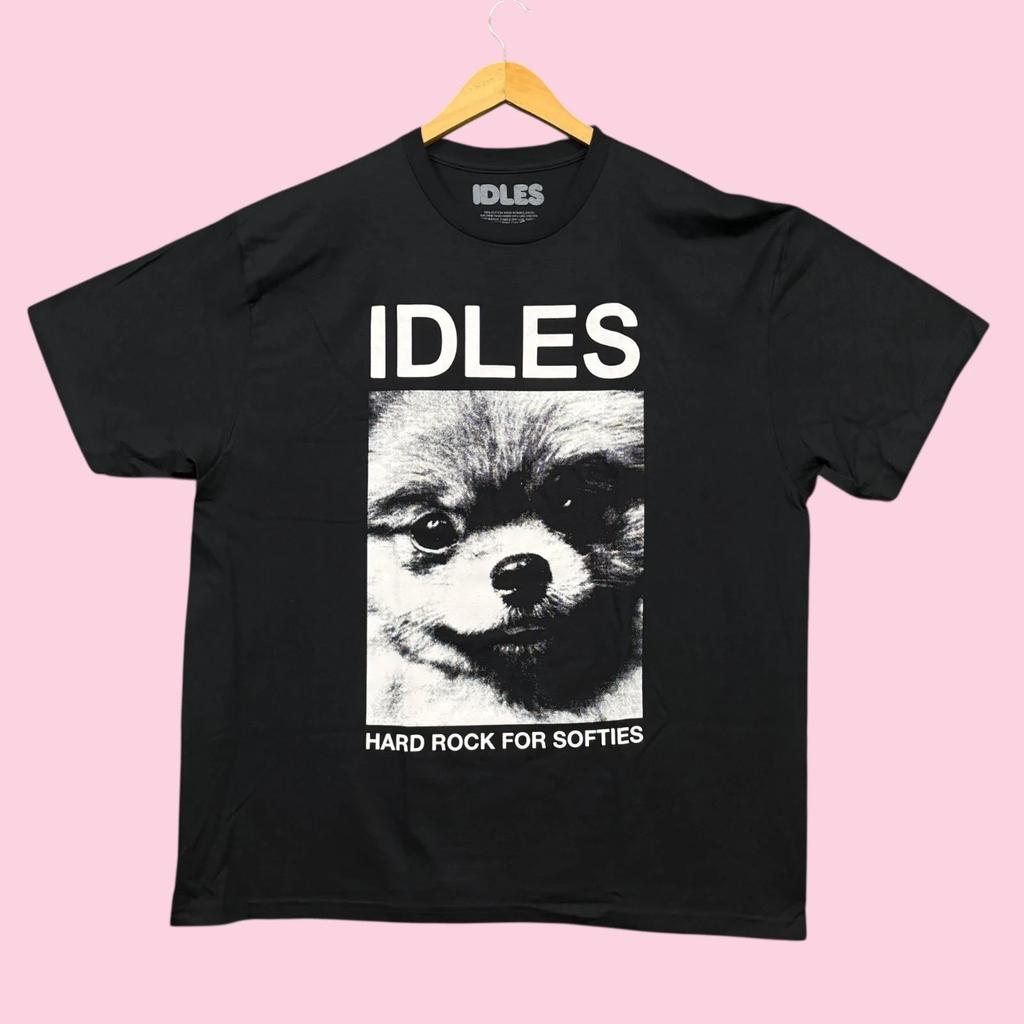 Idles Hard Rock For Softies Пост-панк Футболка Группы XXL