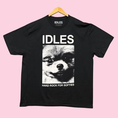 Idles Hard Rock For Softies Пост-панк Футболка Группы XXL