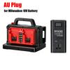 НОВЫЙ Инвертор питания AC111V/ 111V для аккумулятора Milwaukee 18V с USB Type-C и портом прикуривателя DC, выходная мощность, портативная электростанция для улицы