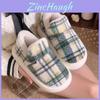 Vintage Cotton Slippers For Adults With Eva Outsole Antislip Warm Indoor Use