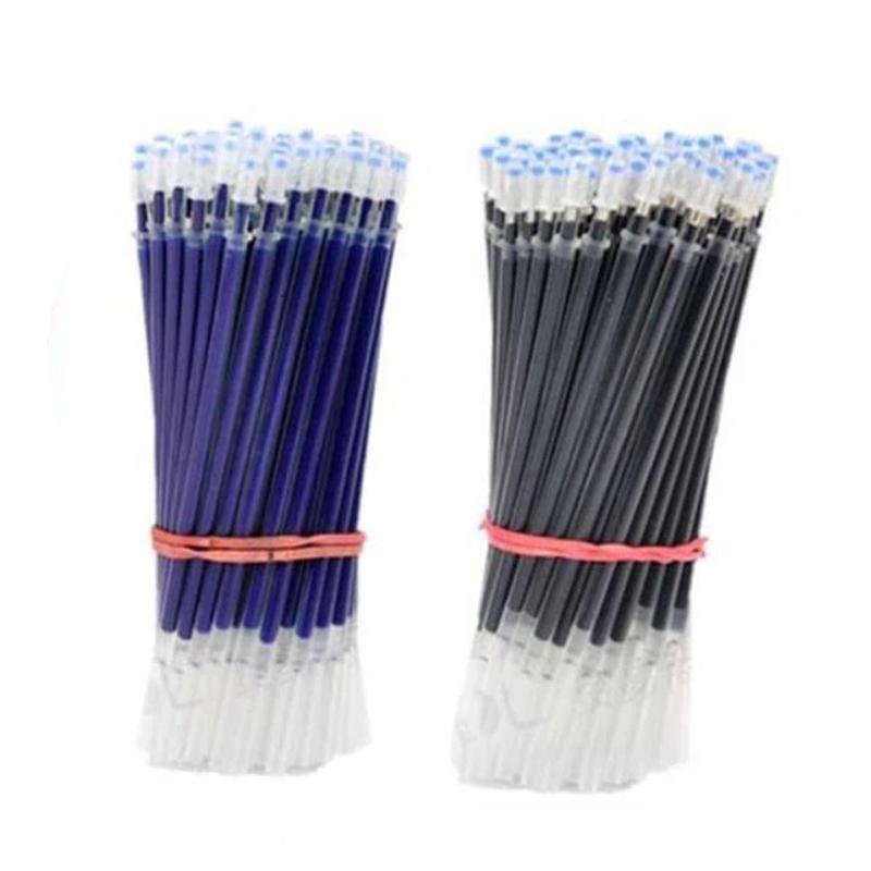 0,5 мм 5/50 шт./компл. стержни для гелевой ручки, офисные стержни для подписи, красные, синие, черные чернила, офисные школьные канцелярские принадлежности, письменные принадлежности, ручки, игла