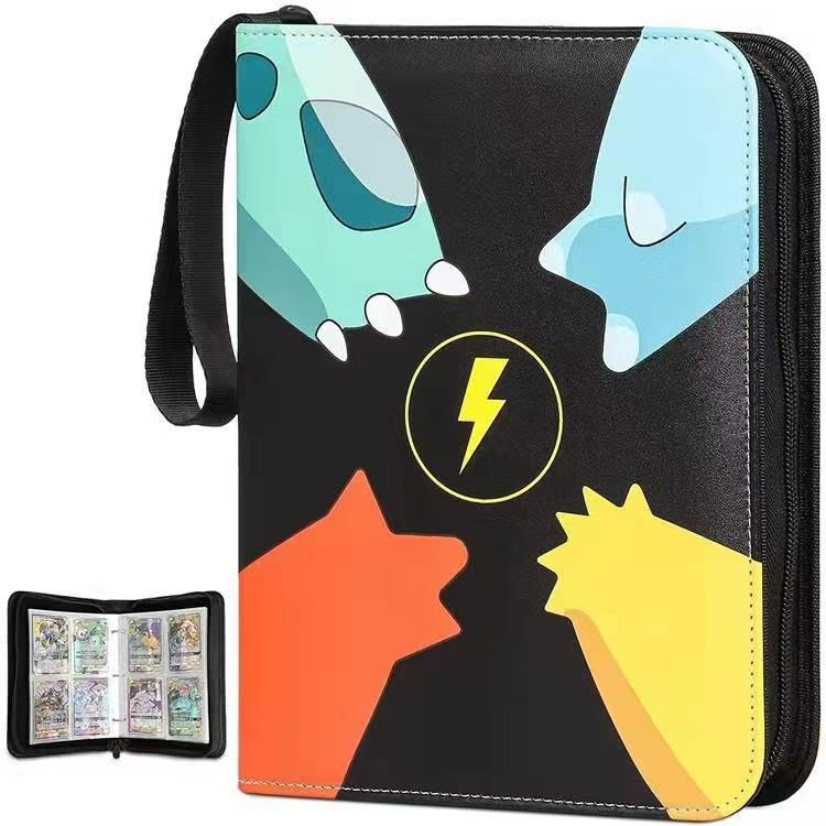 Pokémon Card Collection Book: 4-Grid & 9-Grid PU Game Album