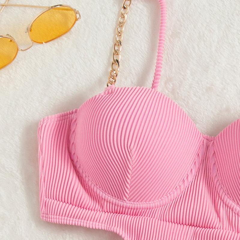 Женское бикини, сексуальный купальный костюм с высокой талией, пляжный купальник, женский летний купальник