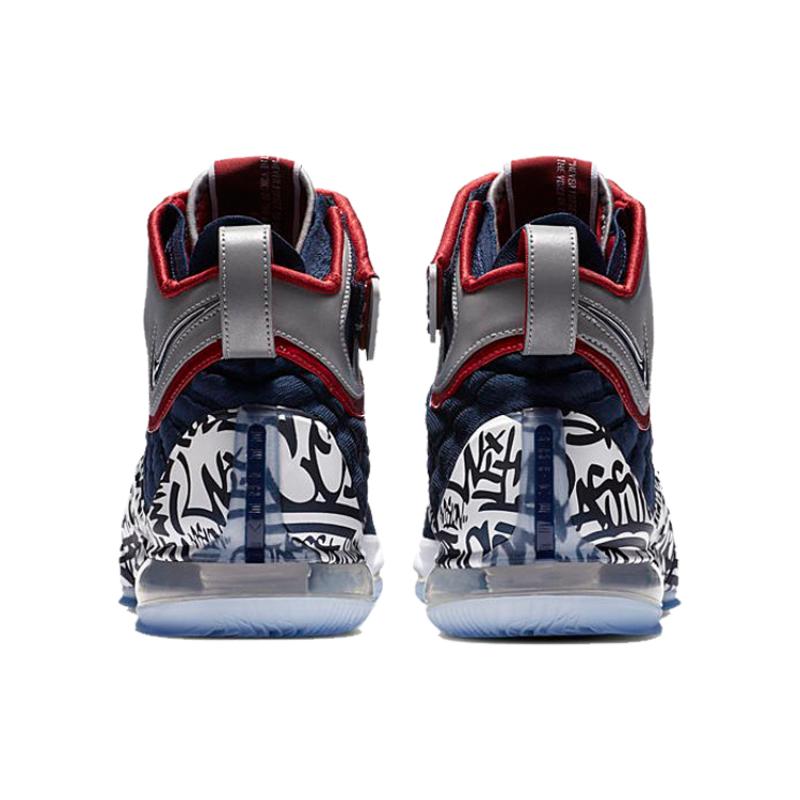 Nike Кроссовки LeBron 17 EP LeBron 4 Cold Blue Graffiti CT6052-400