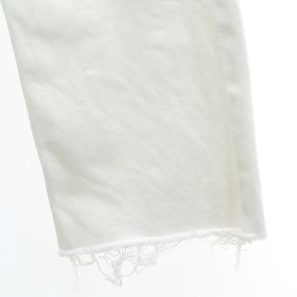 Acne Studios Джинсы из денима с необработанным краем W26 белые Мужские Б/у