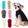 Зимняя водолазка для собак, теплый свитер, вязаная одежда для домашних щенков, маленьких средних собак, кошек, котят, свитера, жилет, пуловер для чихуахуа, пальто для бульдога