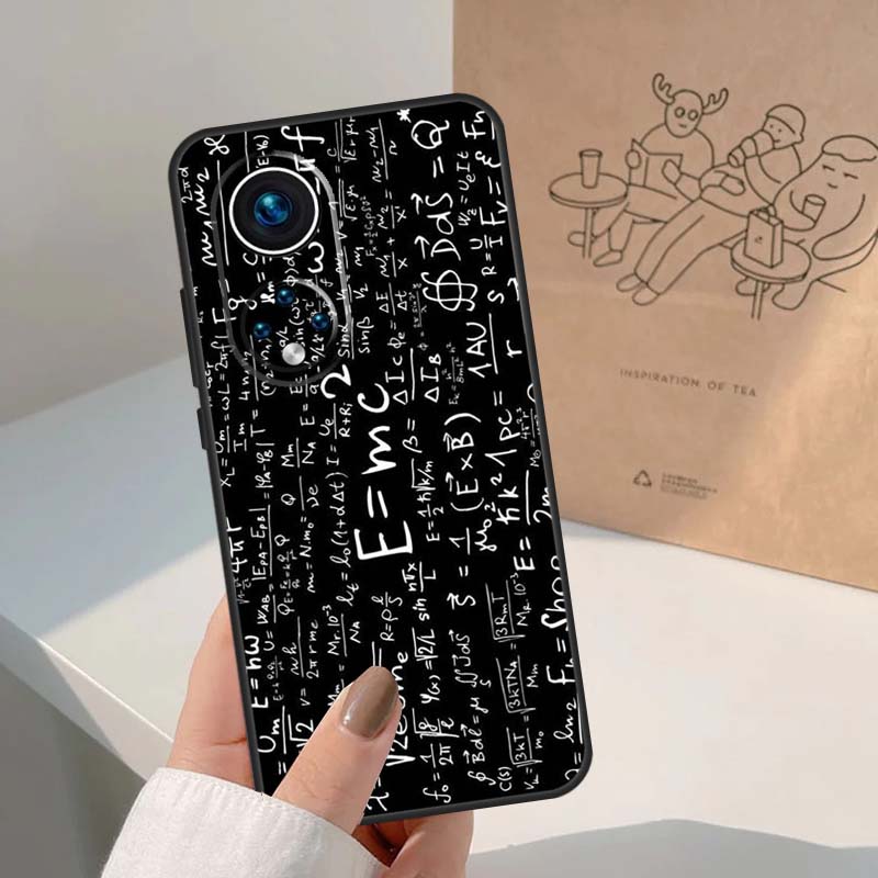 E=mc2 Математическая Физическая формула Для Honor Magic 7 Lite 5 6 8 Pro Чехол Для Honor 400 200 90 70 50 X8c X8b X9a X9b X9c X9d Win