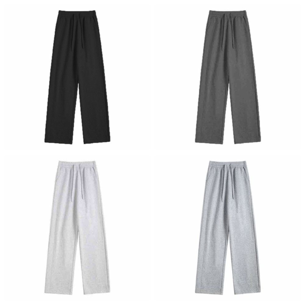 Drawstring Loose Sports Pants High Waist Casual Pants Women Comfortable Wide Leg Pants  Streatwear